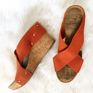 LuckyBrand Miller Platform Wedge Sandal